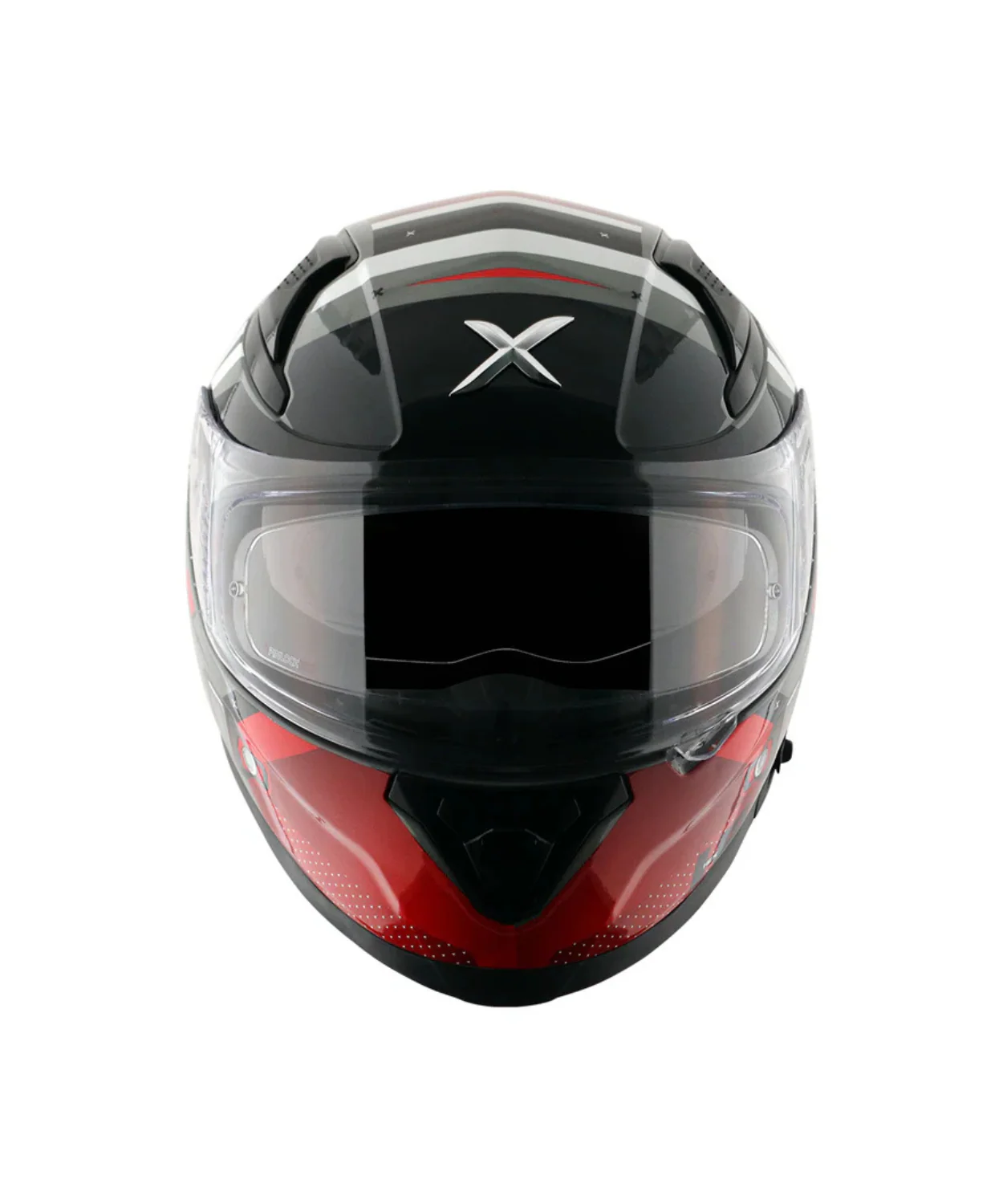Axor Apex Hex-2 Helmet - Cool Grey Red - Image 3