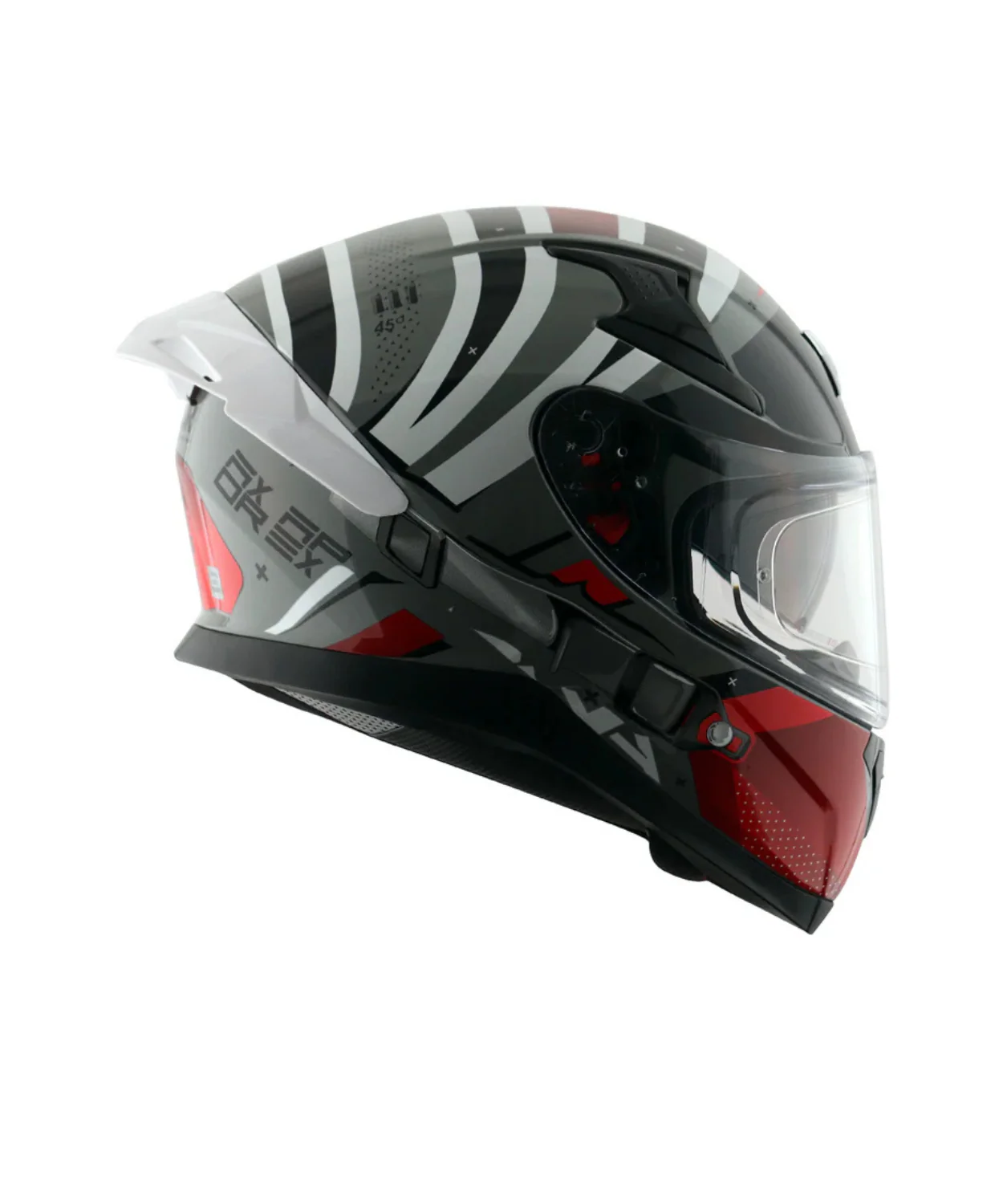 Axor Apex Hex-2 Helmet - Cool Grey Red - Image 5