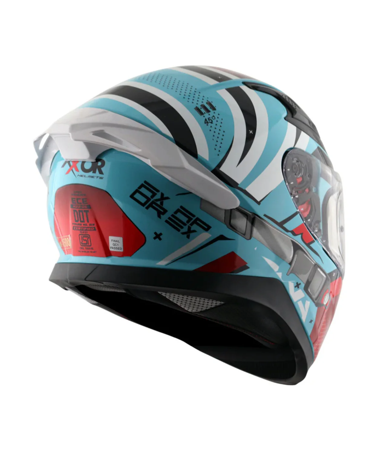 Axor Apex Hex-2 Helmet - Hex Blue Red - Image 7
