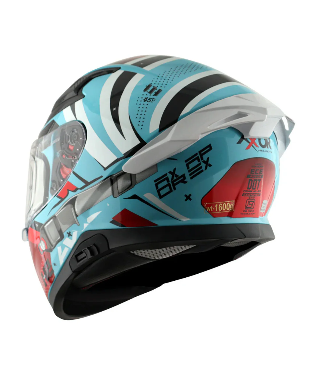 Axor Apex Hex-2 Helmet - Hex Blue Red - Image 8