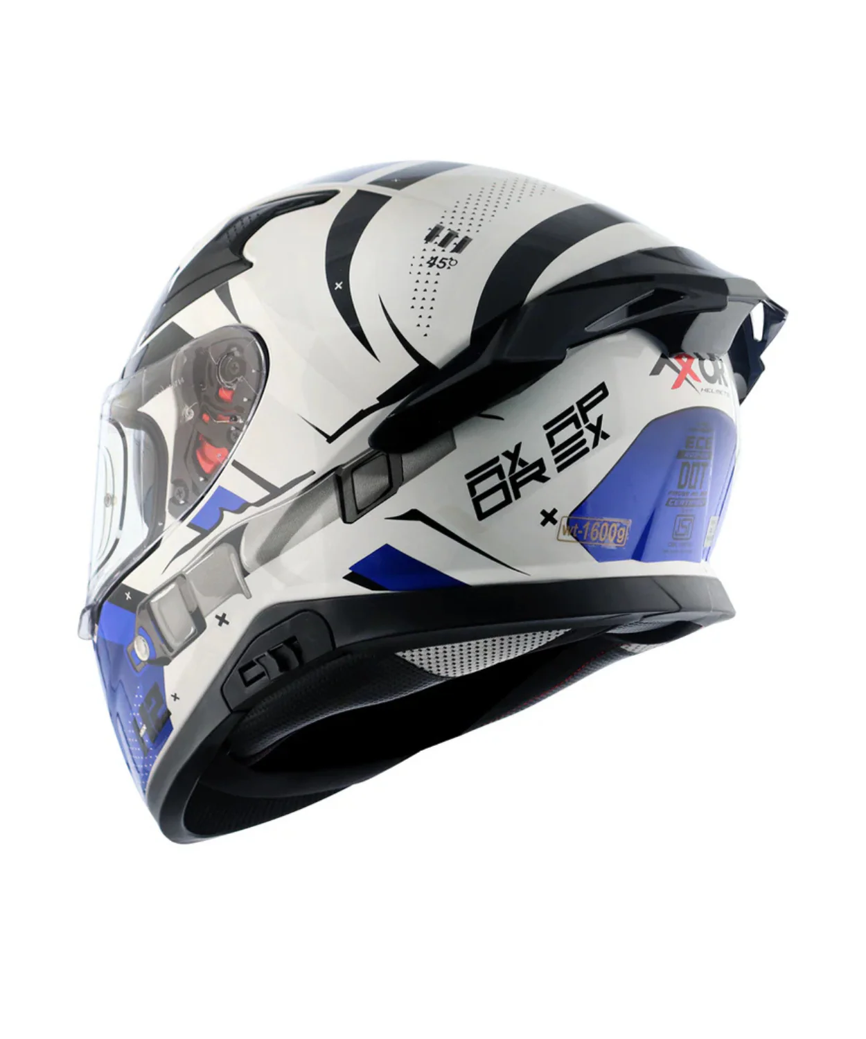 Axor Apex Hex-2 Helmet - White Blue - Image 8