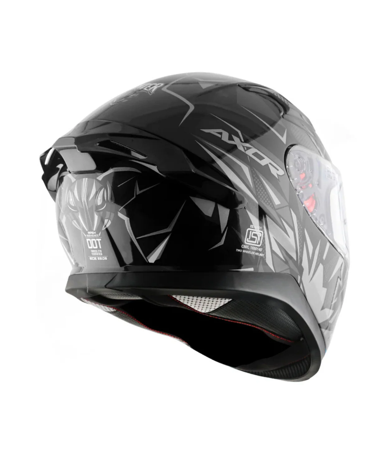 Axor Apex Hunter Helmet- Gloss Black Grey - Image 5