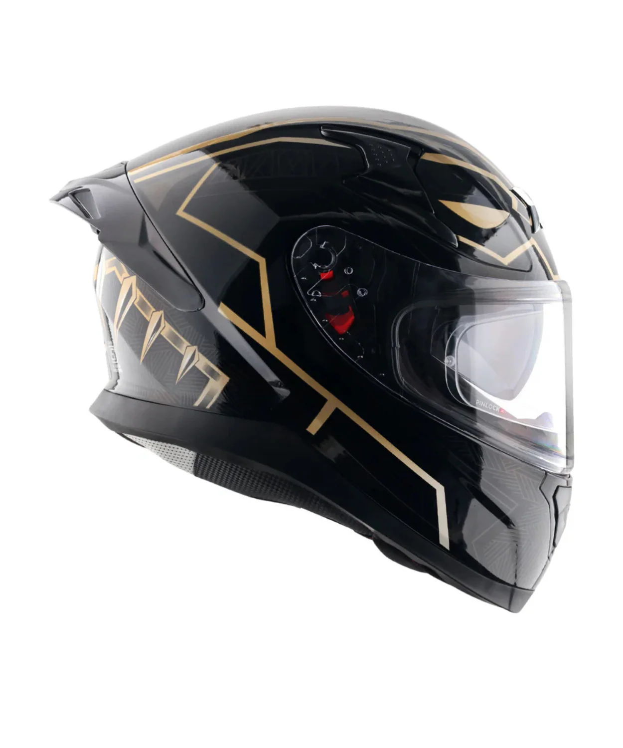 Axor Apex Marvel Black Panther Helmet - Gloss Black Gold - Image 2