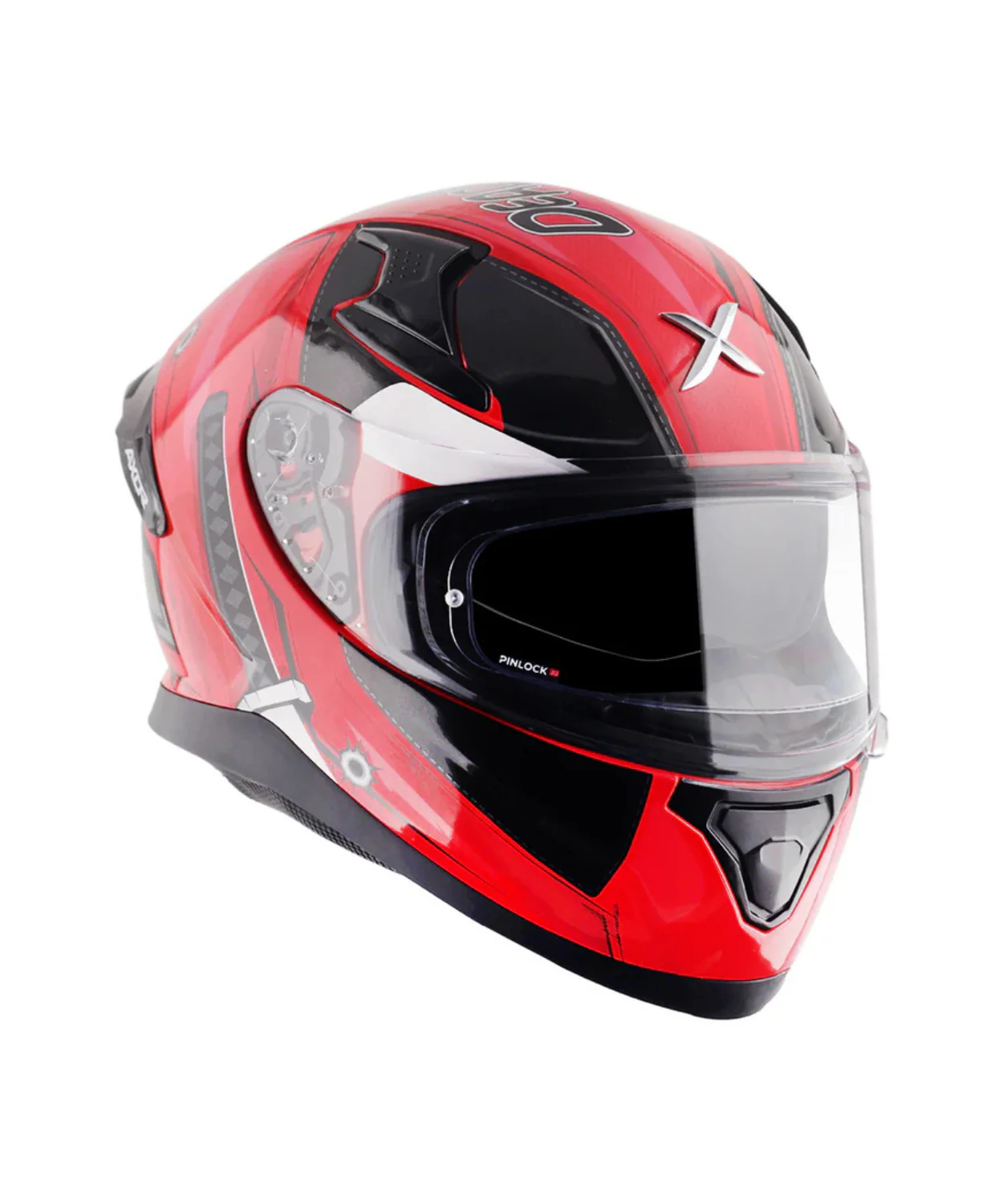 Axor Apex Marvel Deadpool Helmet - Gloss Red Black - Image 4