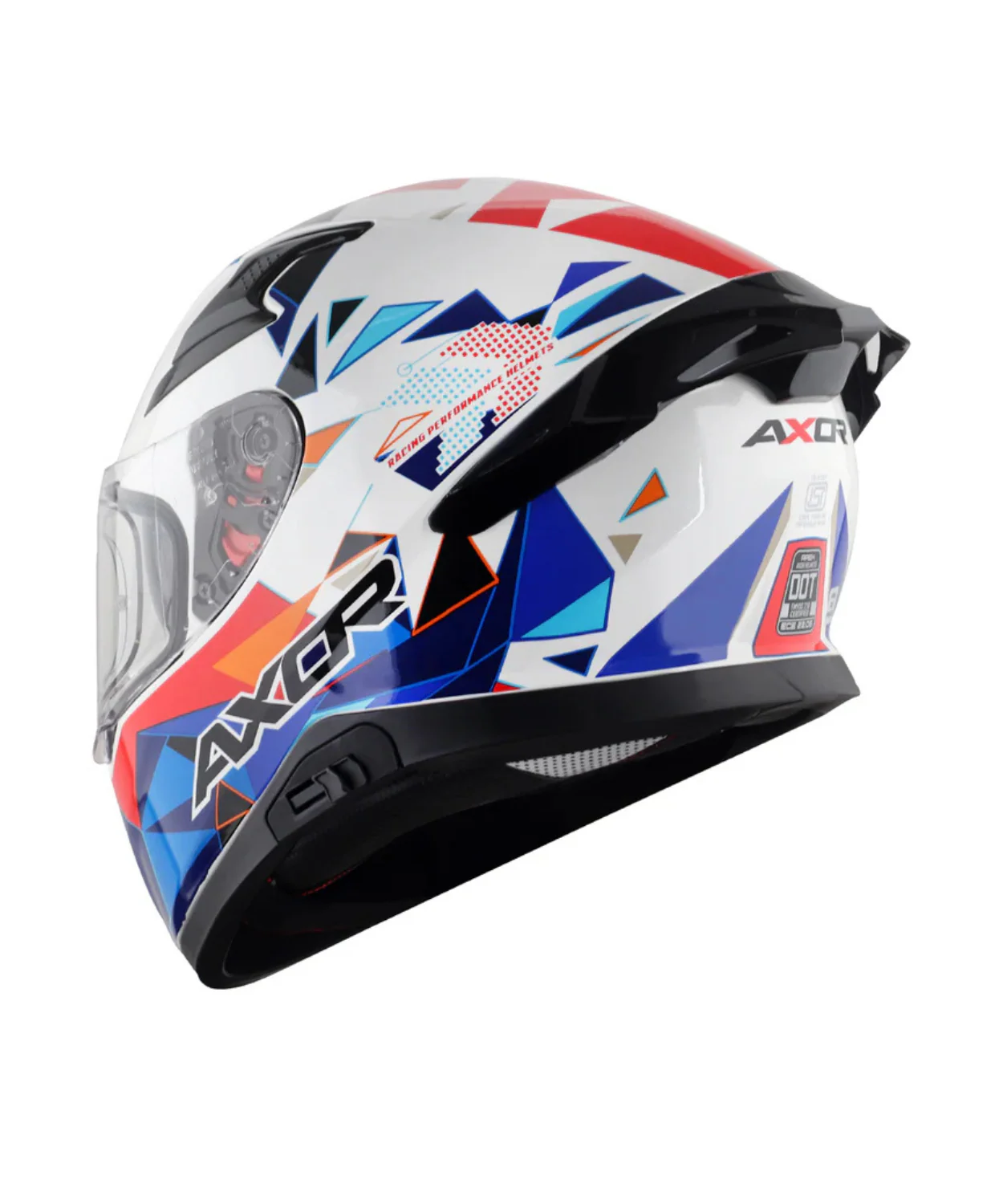 Axor Apex Prism Helmet - Gloss White Blue - Image 7