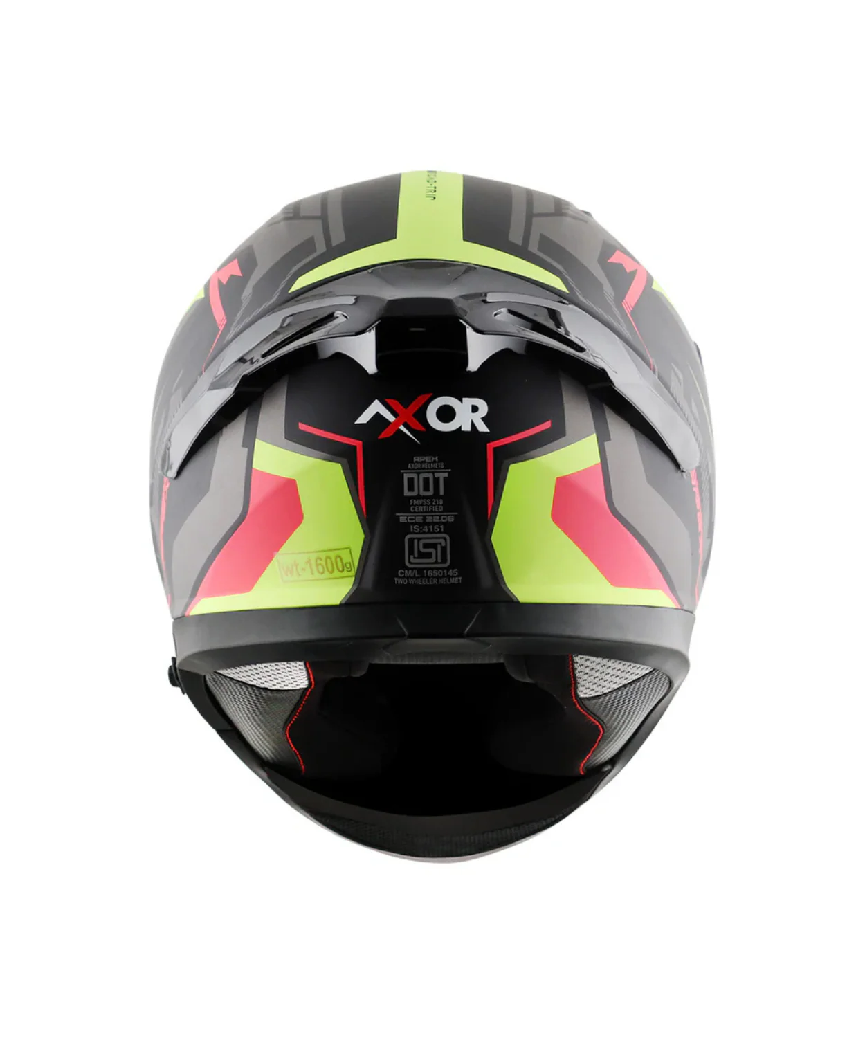 Axor Apex Roadtrip Helmet - Matt Black Grey - Image 9