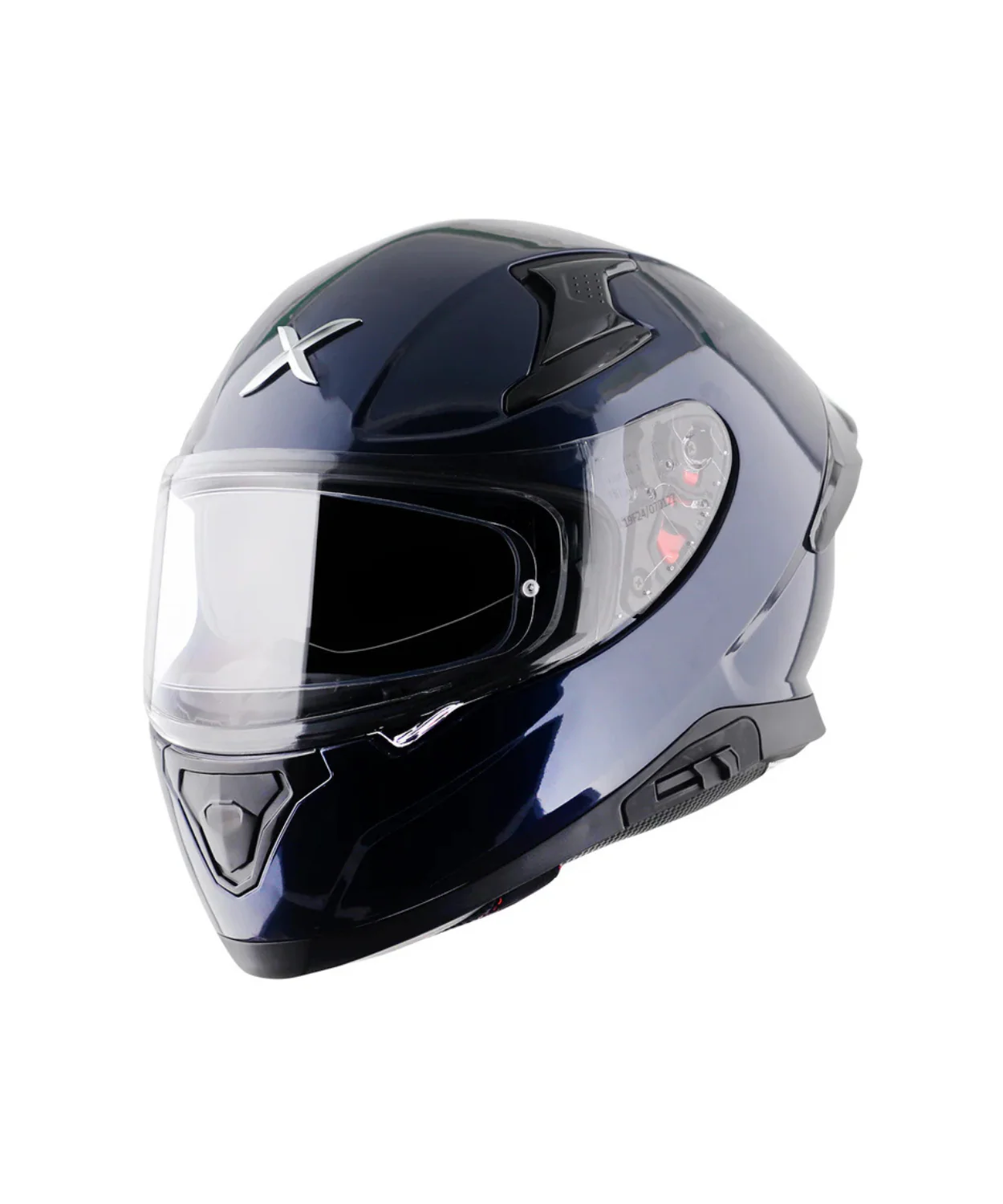 Axor Apex Solid Helmet - Gloss Deep Blue - Image 2