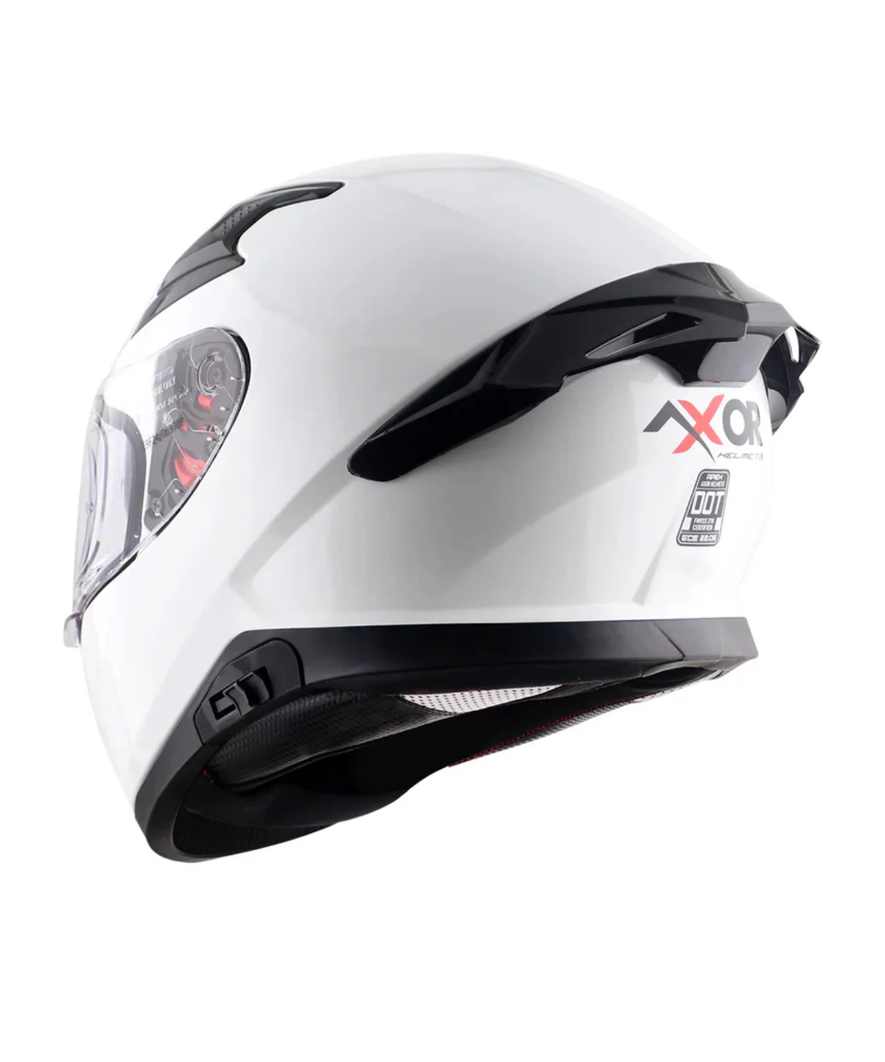 Axor Apex Solid Helmet - Gloss White - Image 8