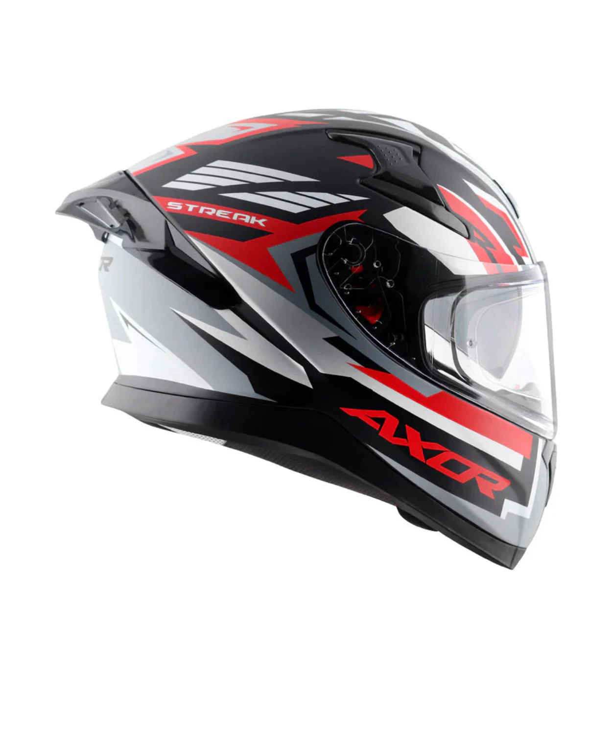 Axor Apex Streak Helmet - Dull Black Red - Image 4