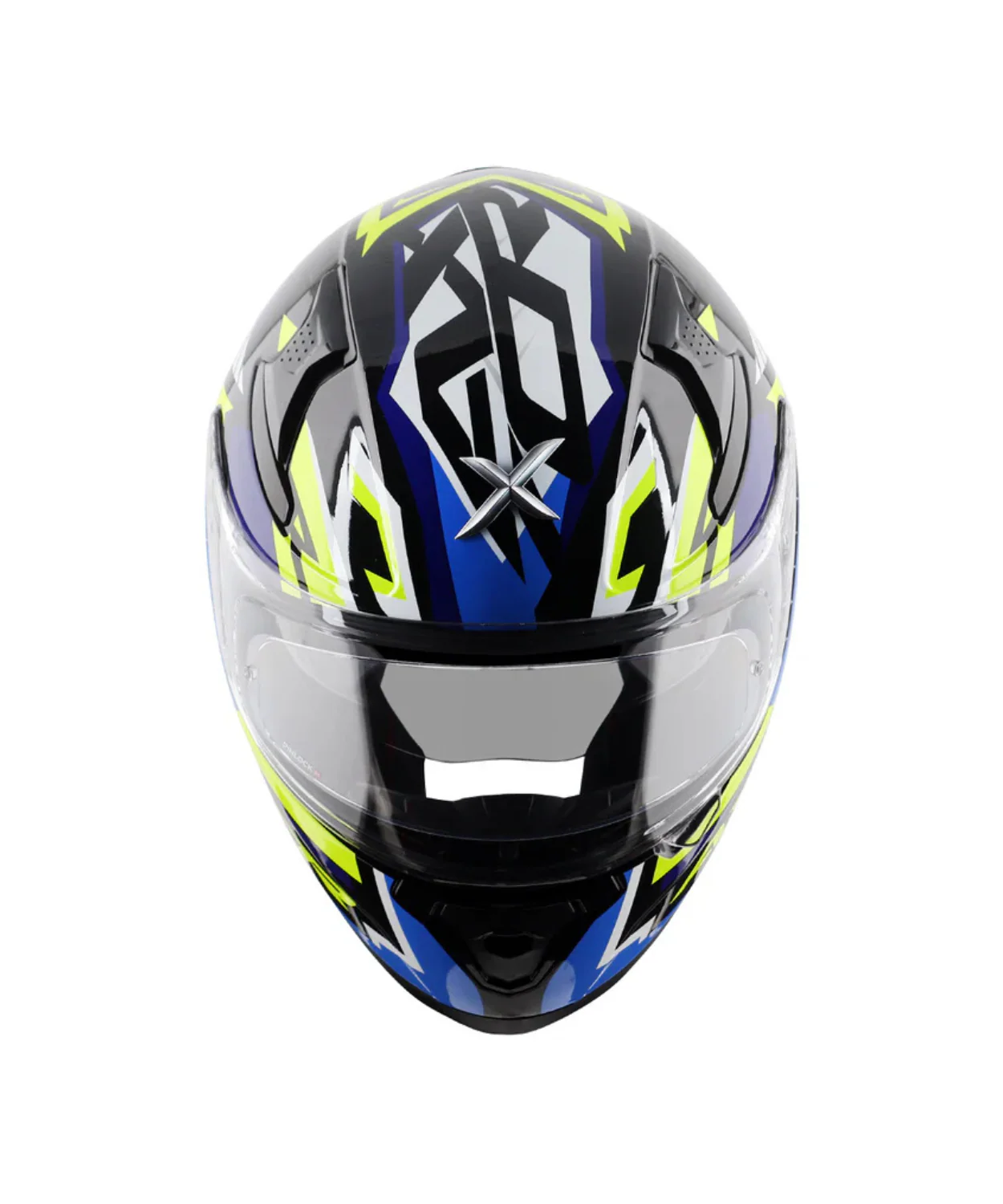 Axor Apex Streak Helmet - Gloss Black Blue - Image 5