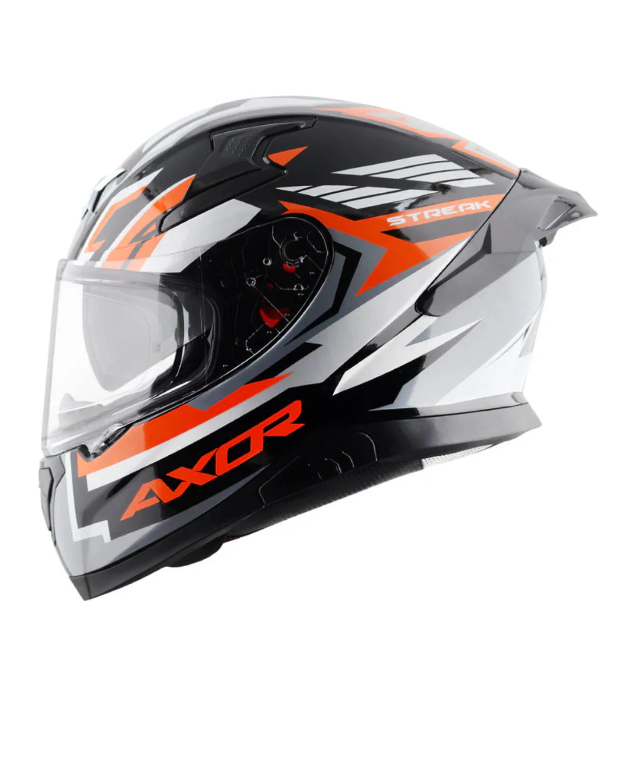 Axor Apex Streak Helmet - Gloss Black Orange