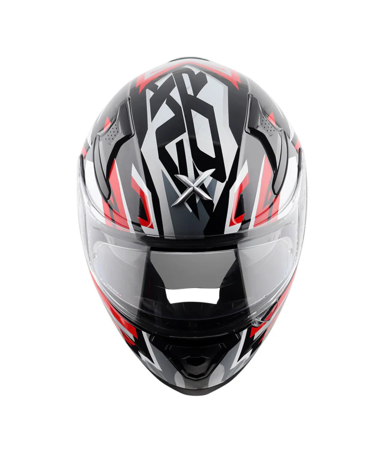 Axor Apex Streak Helmet - Gloss Black Red - Image 6