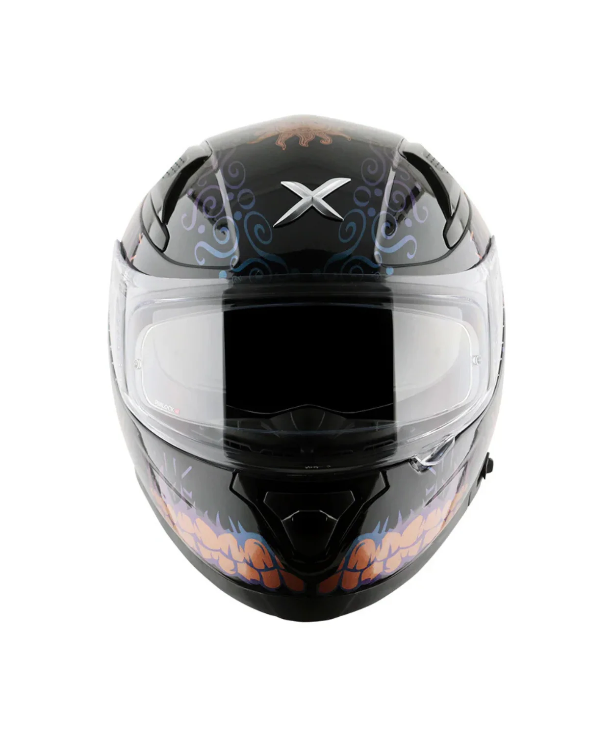 Axor Apex Trance Full Face Helmet - Black Gold - Image 3