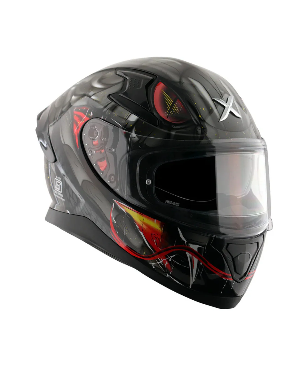 Axor Apex Venomous D/V Helmet - Black Grey - Image 5