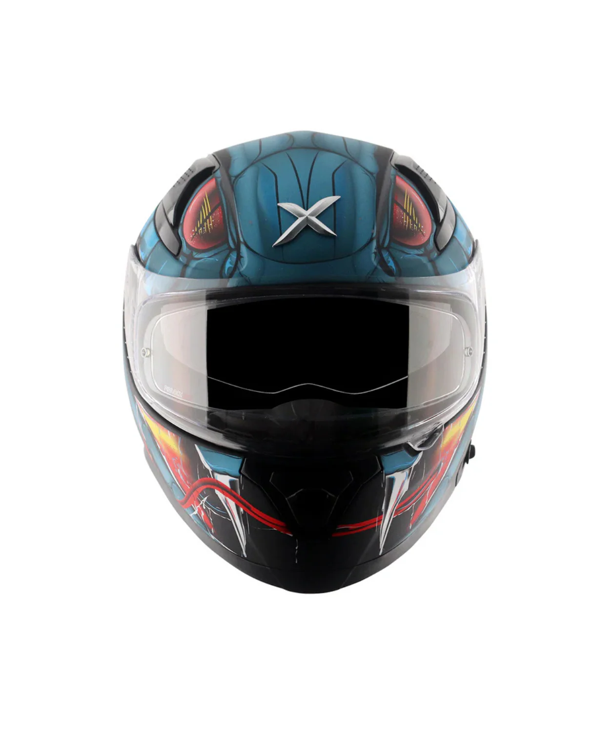 Axor Apex Venomous D/V Helmet - Dull Black Matt Blue - Image 3