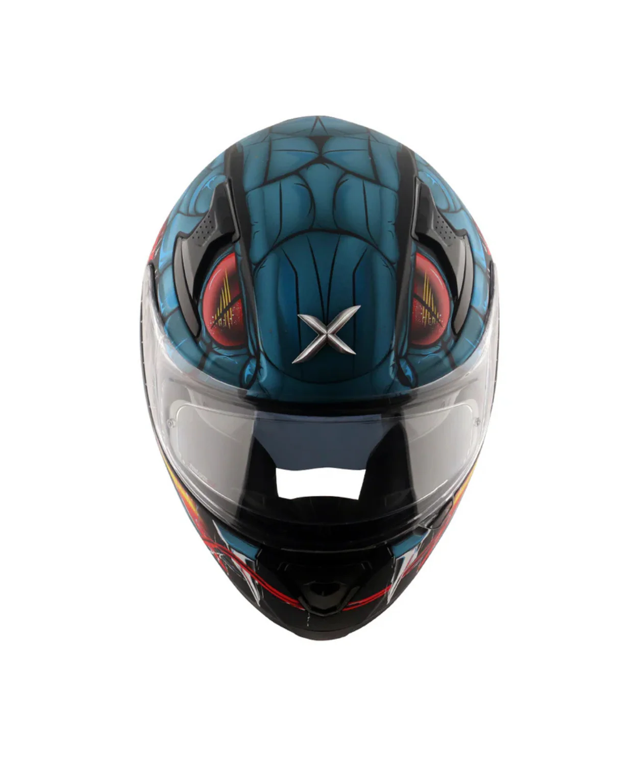 Axor Apex Venomous D/V Helmet - Dull Black Matt Blue - Image 6