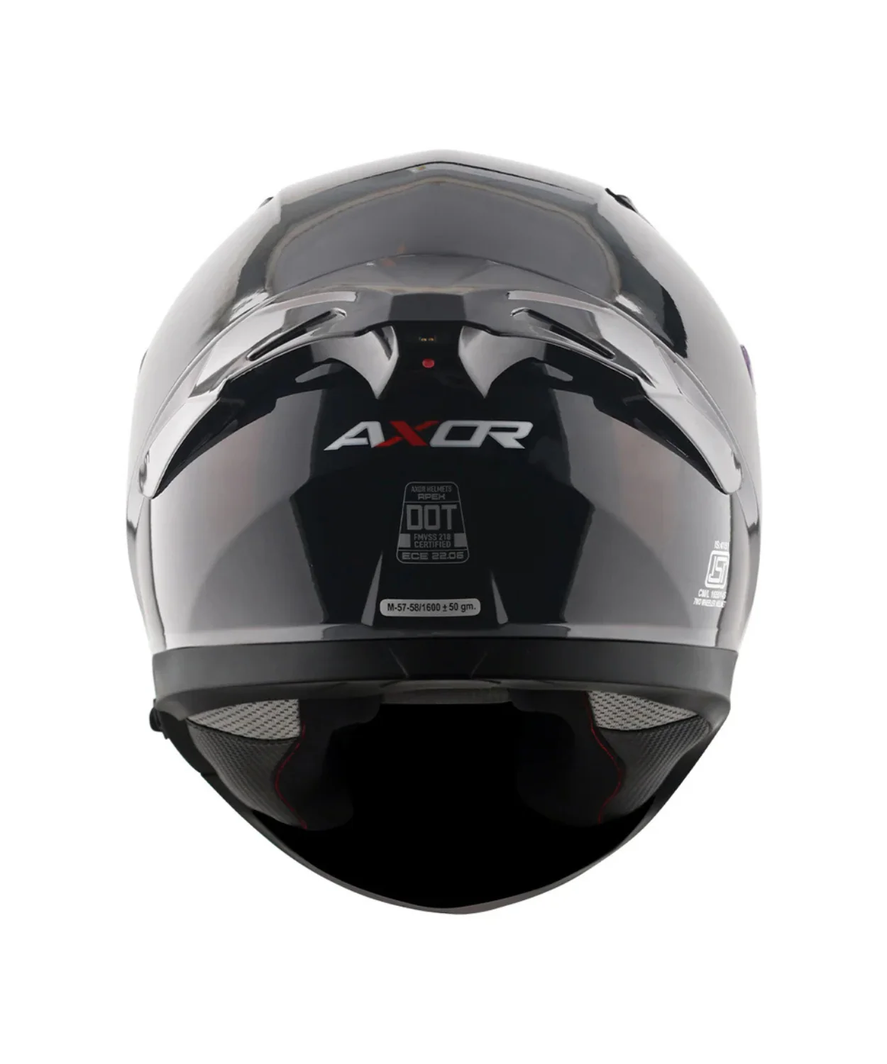 Axor Apex X Altor Smart Bluetooth Helmet - Gloss Black - Image 5