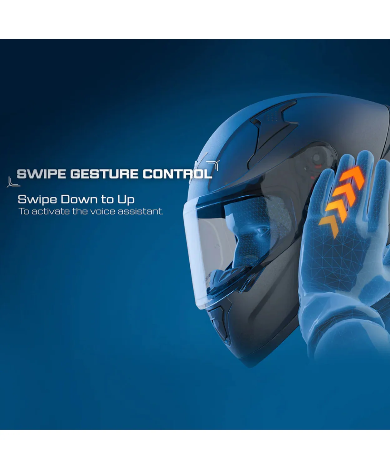 Axor Apex X Altor Smart Bluetooth Helmet - Gloss Black - Image 8