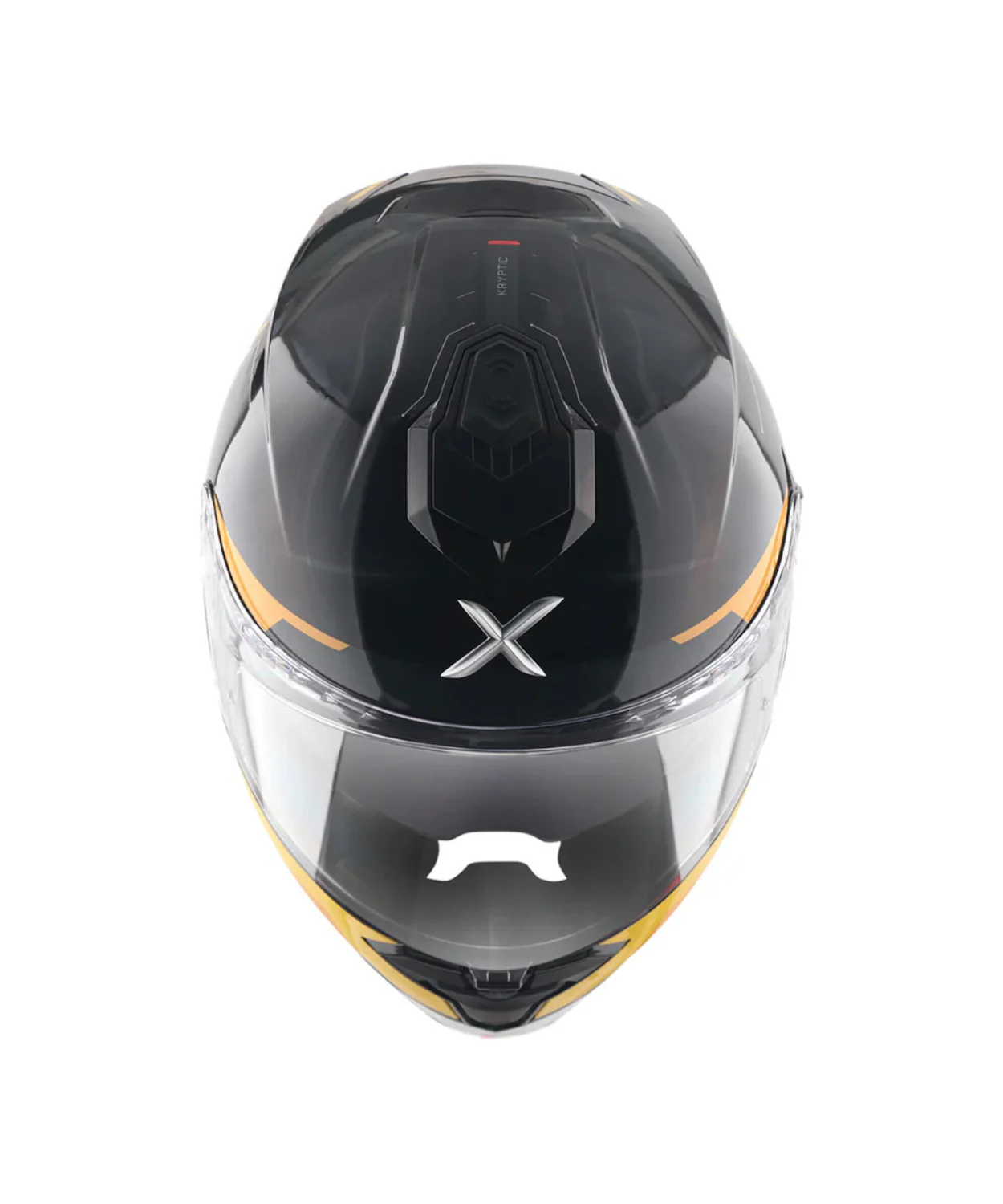 Axor Brutale Kryptic Dual Spoiler Helmet - Black Yellow - Image 6