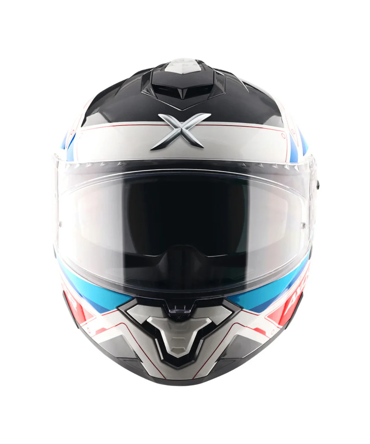 Axor Brutale Ryden Dual Spoiler Helmet - White Red - Image 6