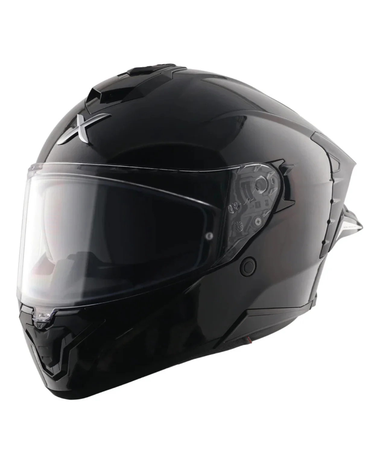 Axor Brutale Solid Colors Dual Spoiler Helmet - Gloss Black - Image 3
