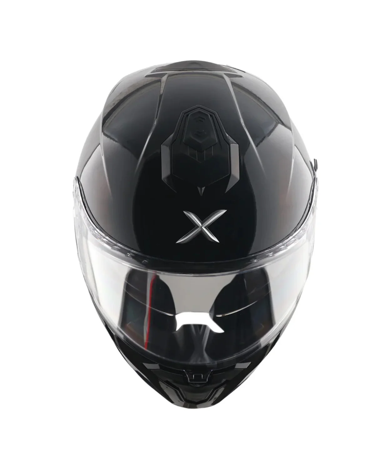 Axor Brutale Solid Colors Dual Spoiler Helmet - Gloss Black - Image 5