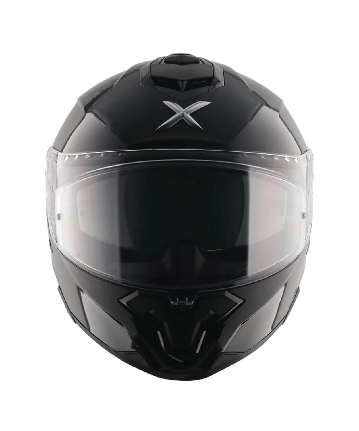 Axor Brutale Solid Colors Dual Spoiler Helmet - Gloss Black - Image 6