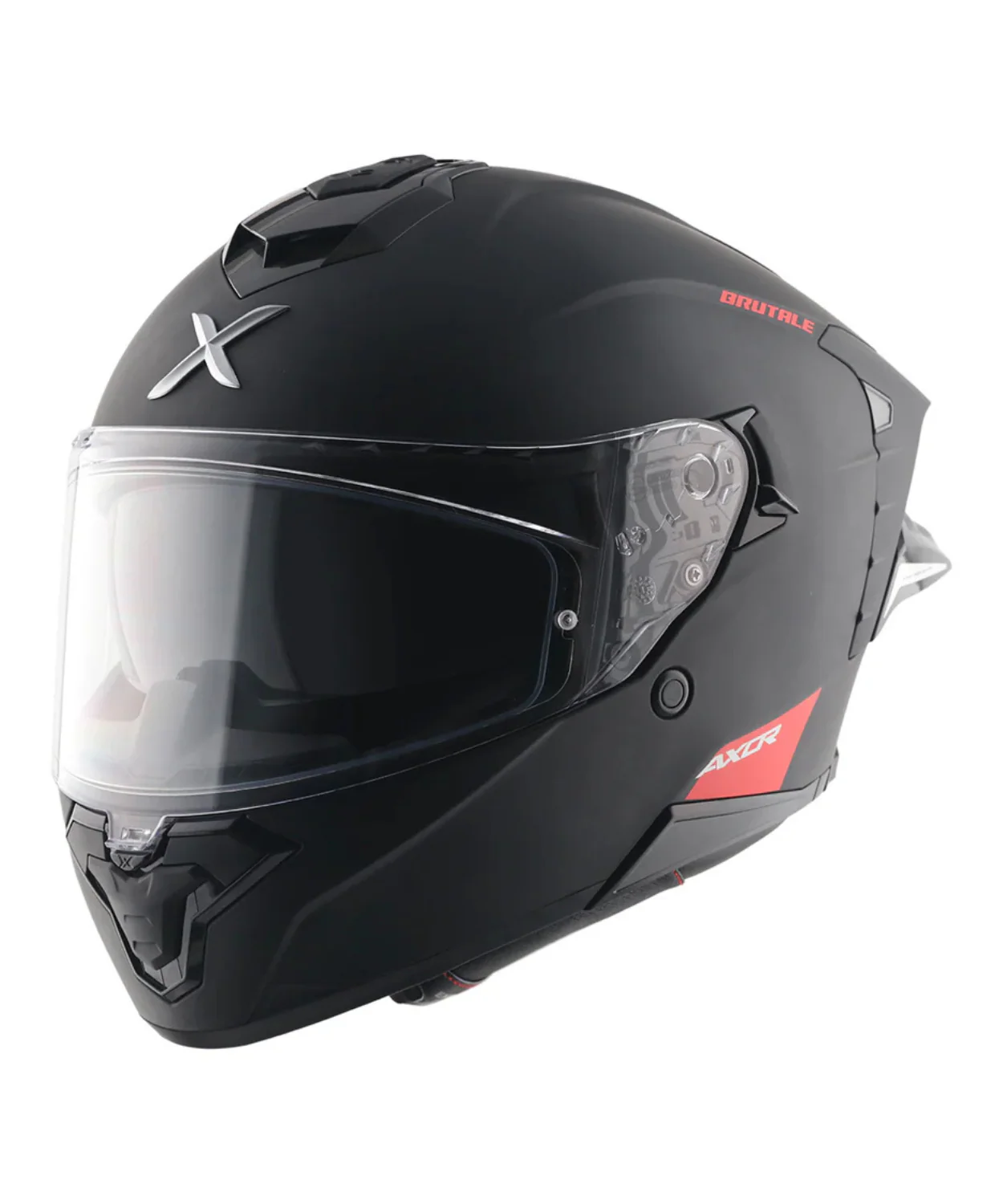 Axor Brutale Solid Colors Dual Spoiler Helmet - Matt Black - Image 2