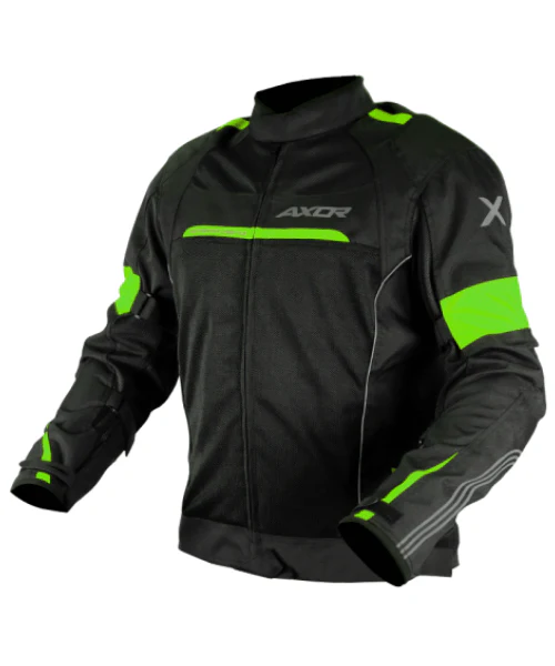 Axor Cruise 2 Riding Jacket - Black Neon Yellow - Image 2