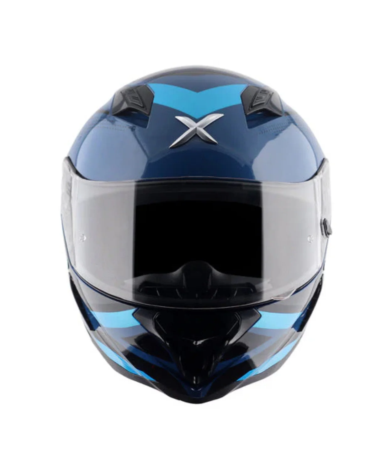Axor Hunter Cornet Helmet - Gloss Dark Blue Black - Image 3