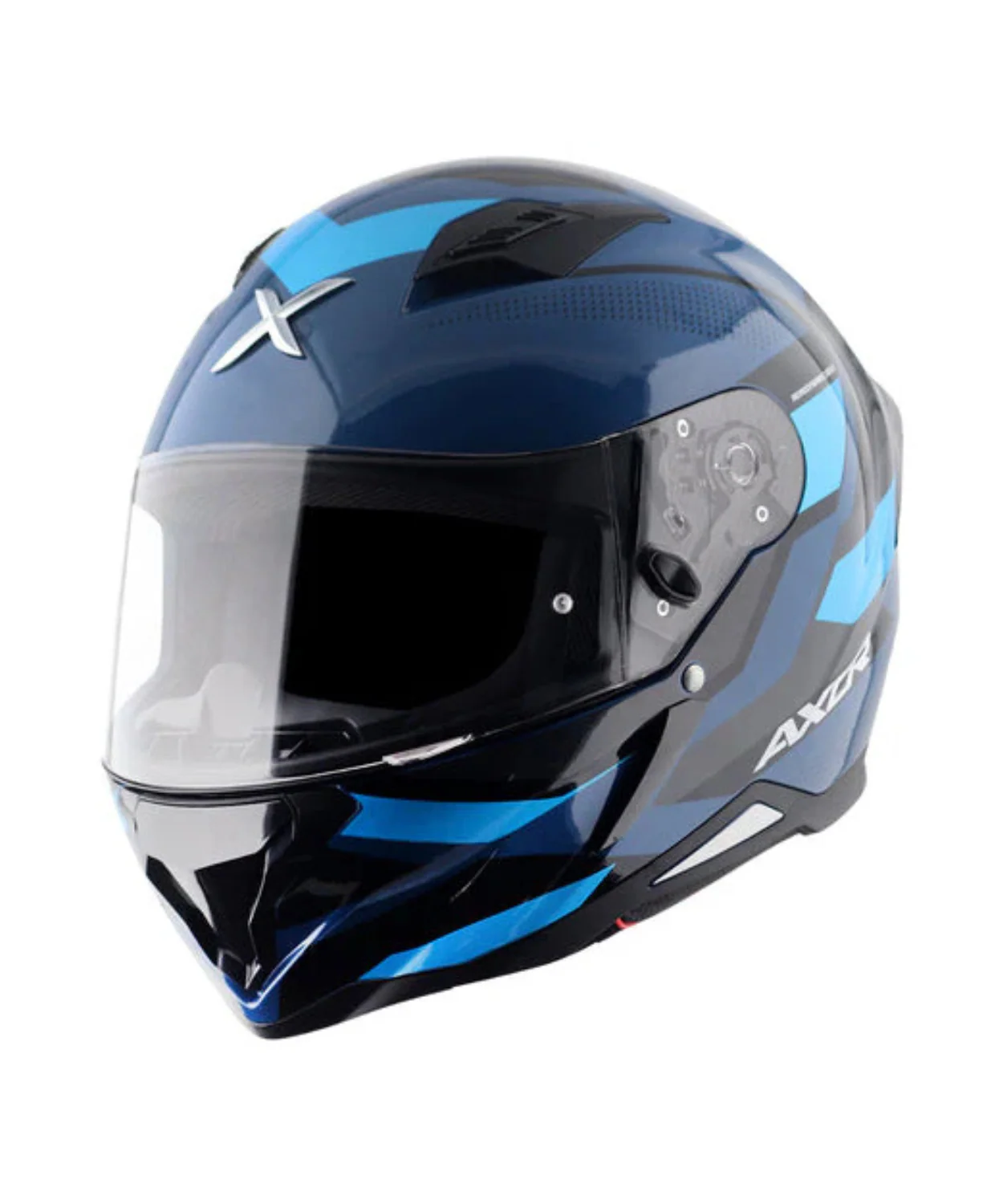 Axor Hunter Cornet Helmet - Gloss Dark Blue Black - Image 4
