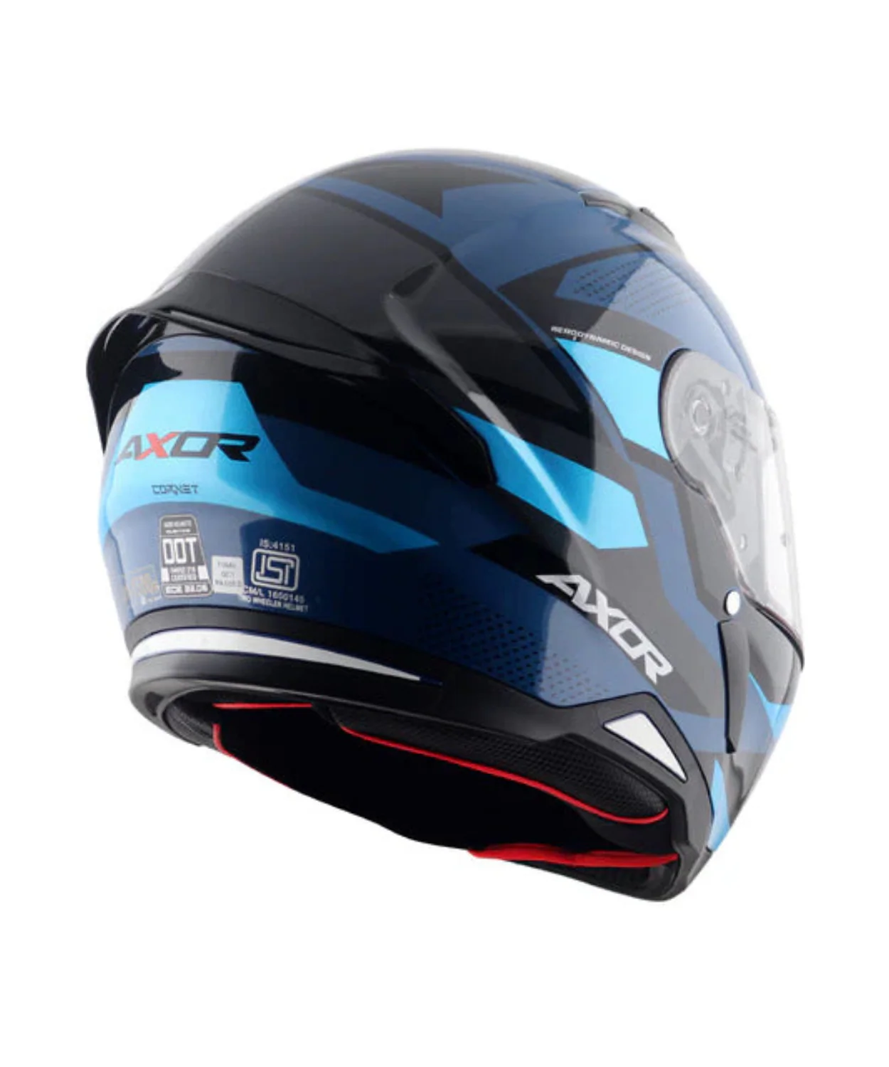 Axor Hunter Cornet Helmet - Gloss Dark Blue Black - Image 7