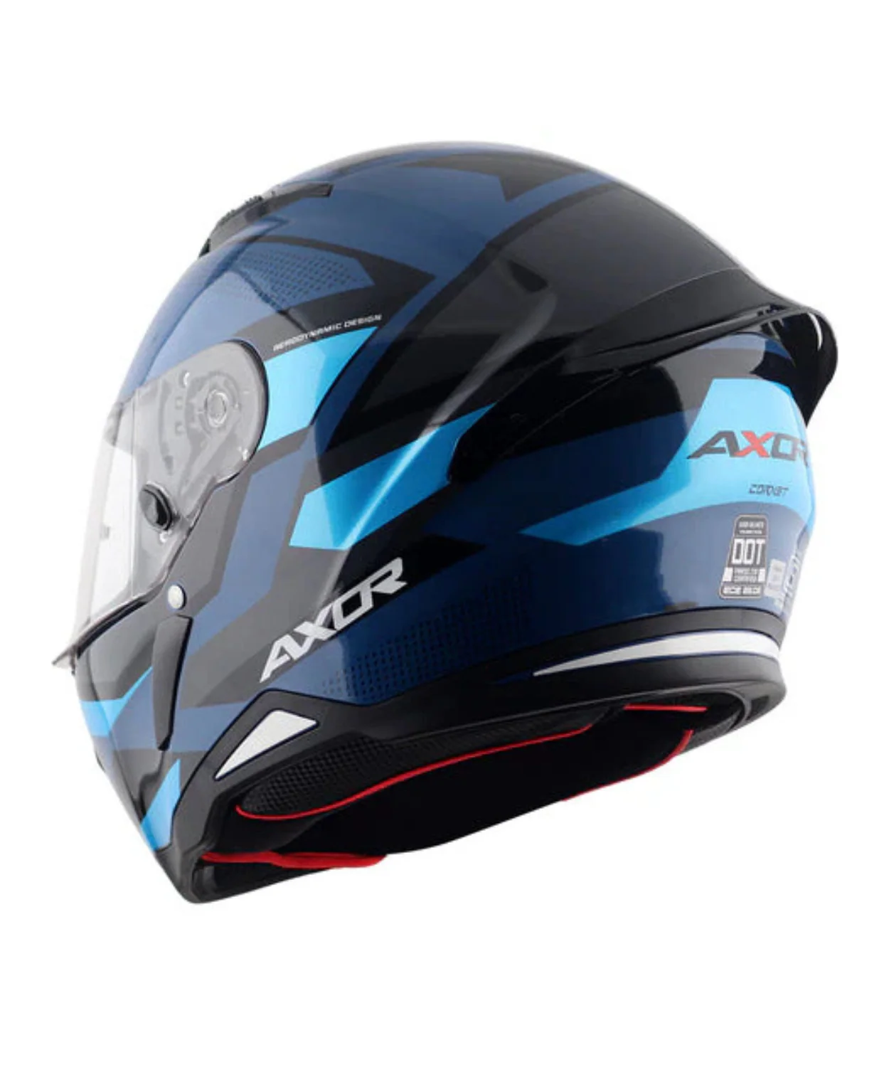 Axor Hunter Cornet Helmet - Gloss Dark Blue Black - Image 8