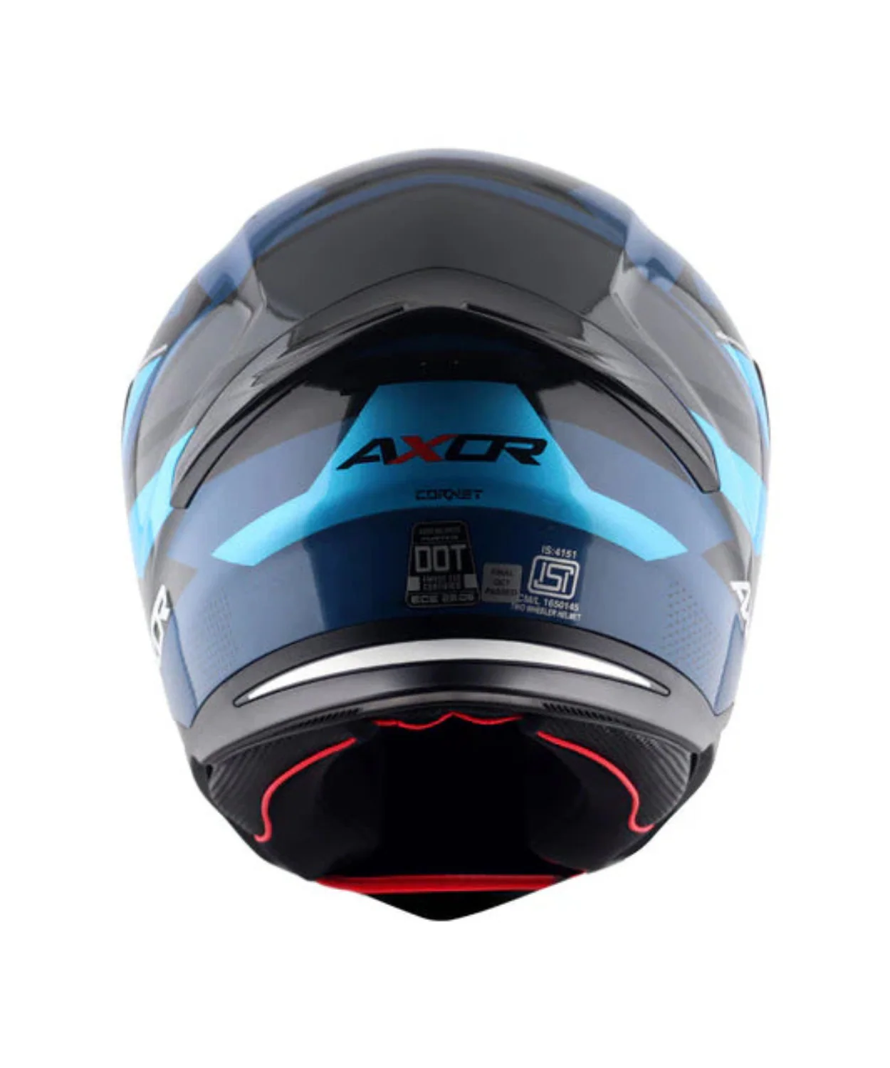 Axor Hunter Cornet Helmet - Gloss Dark Blue Black - Image 9