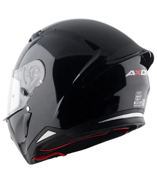 Axor Hunter Solid Color Helmet - Gloss Black - Image 7
