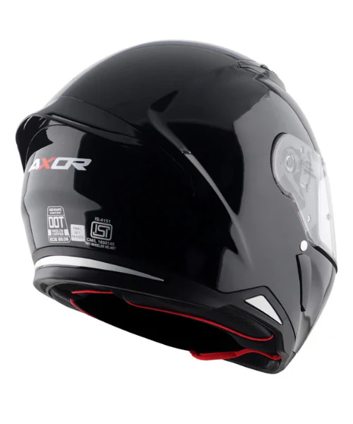 Axor Hunter Solid Color Helmet - Gloss Black - Image 8