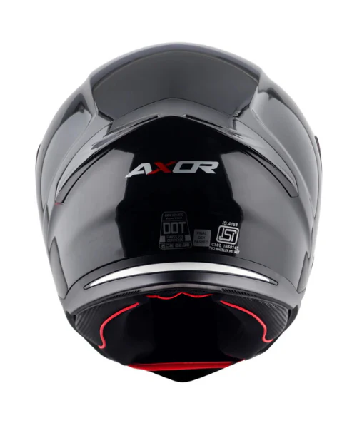 Axor Hunter Solid Color Helmet - Gloss Black - Image 9