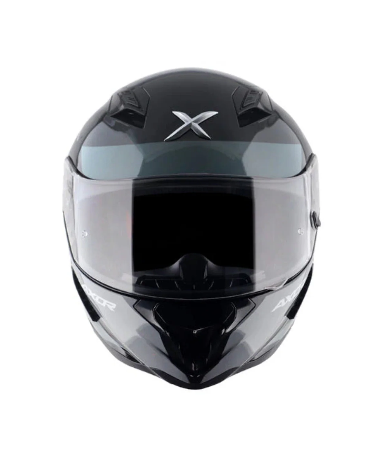 Axor Hunter Turbo Helmet - Gloss Black Grey - Image 3