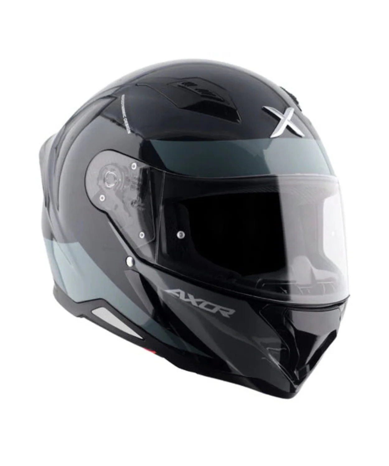 Axor Hunter Turbo Helmet - Gloss Black Grey - Image 4