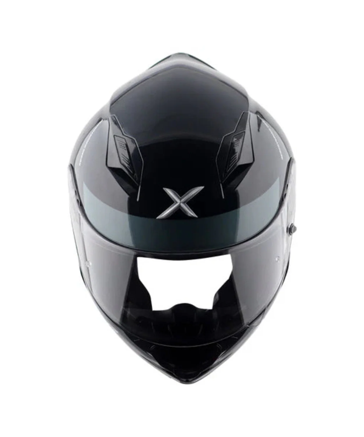 Axor Hunter Turbo Helmet - Gloss Black Grey - Image 5