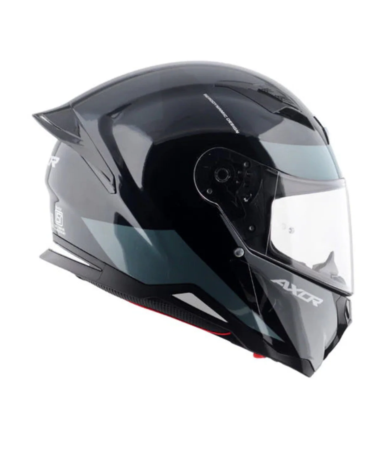 Axor Hunter Turbo Helmet - Gloss Black Grey - Image 6