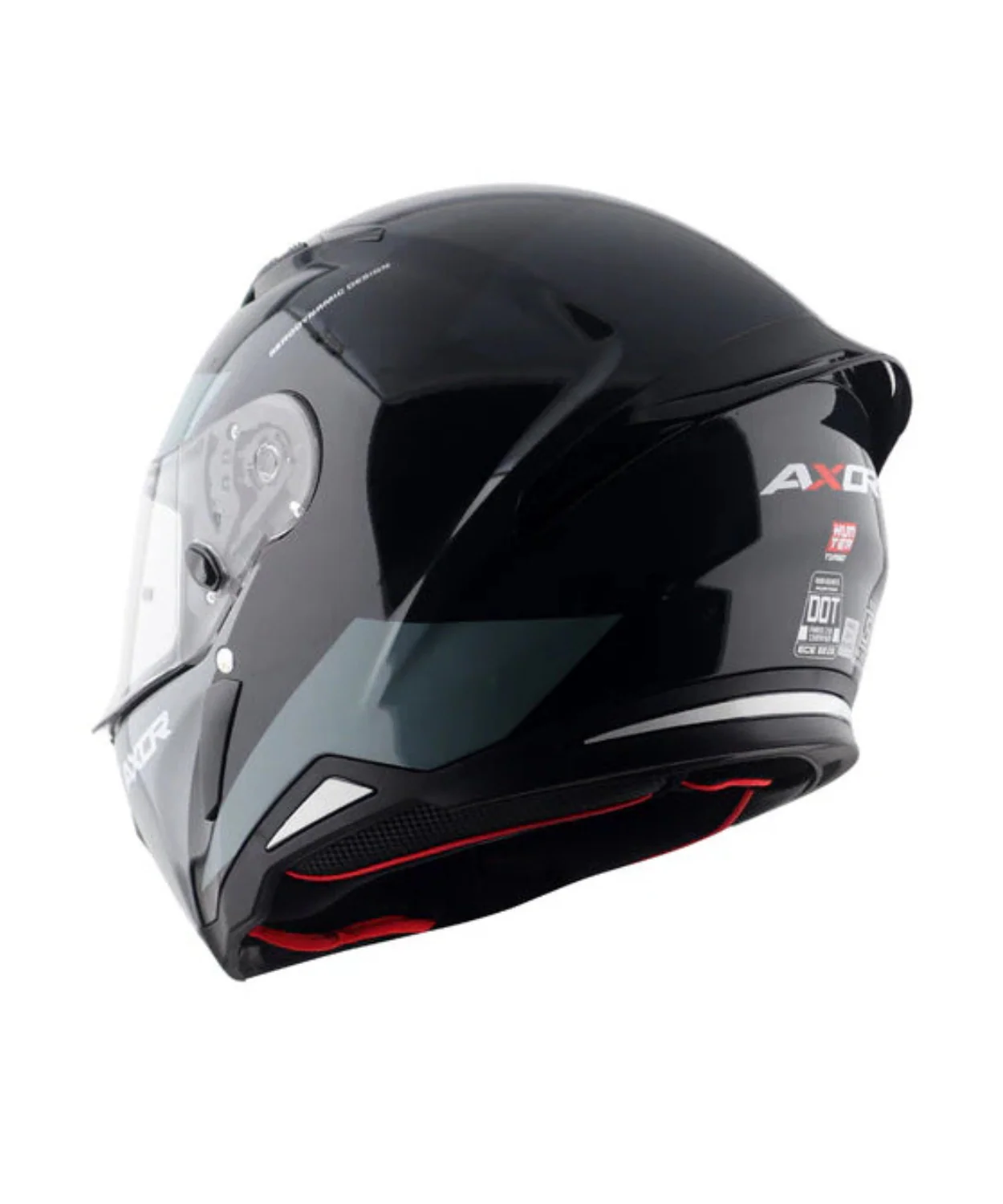 Axor Hunter Turbo Helmet - Gloss Black Grey - Image 7