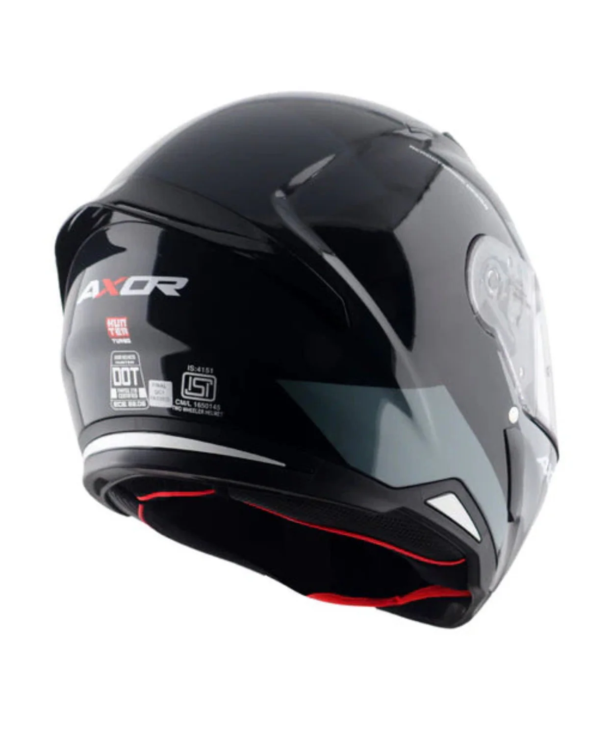 Axor Hunter Turbo Helmet - Gloss Black Grey - Image 8