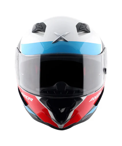 Axor Hunter Turbo Helmet - Gloss White Red - Image 5