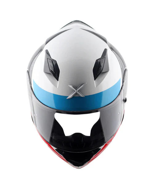Axor Hunter Turbo Helmet - Gloss White Red - Image 6