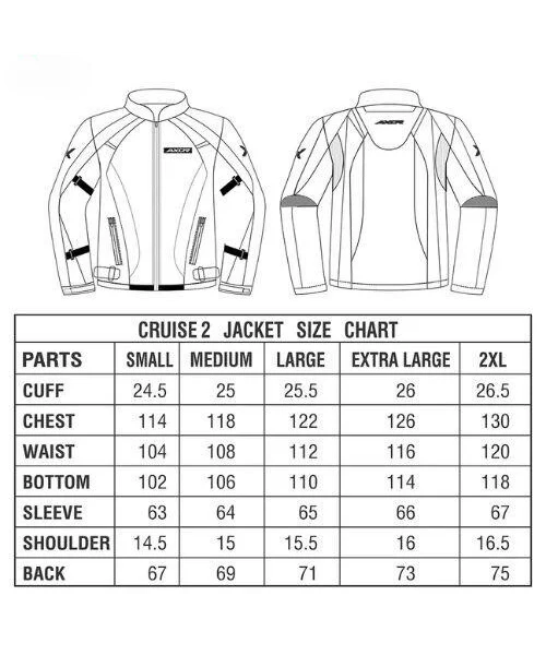 Axor Nimbuz Motorcycle Riding Jacket - Grey - Image 5