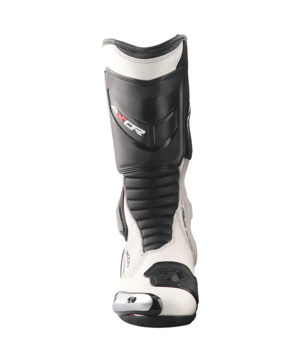 Axor Racer Tec Riding Boots - Black White Red - Image 5