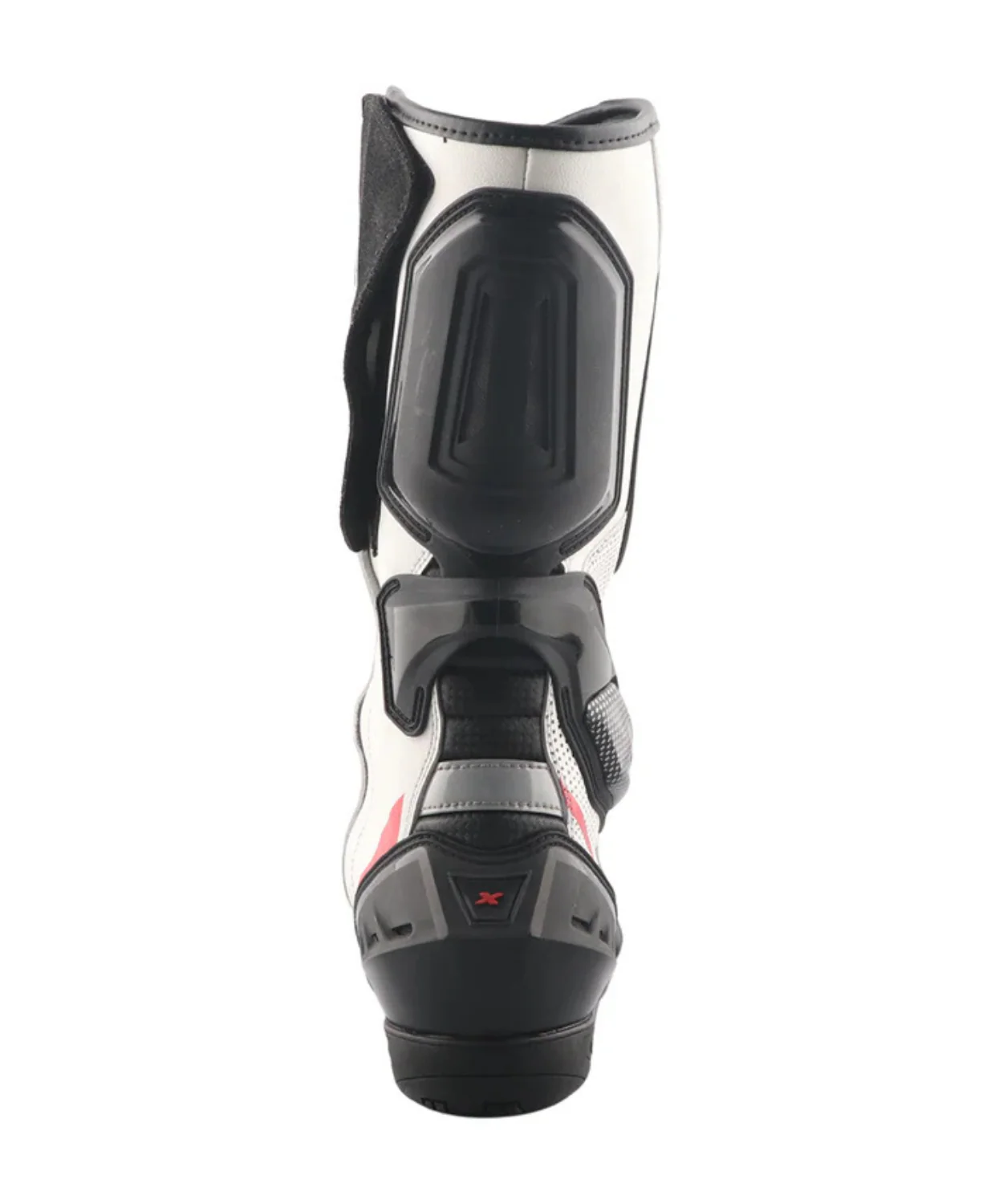 Axor Racer Tec Riding Boots - Black White Red - Image 6