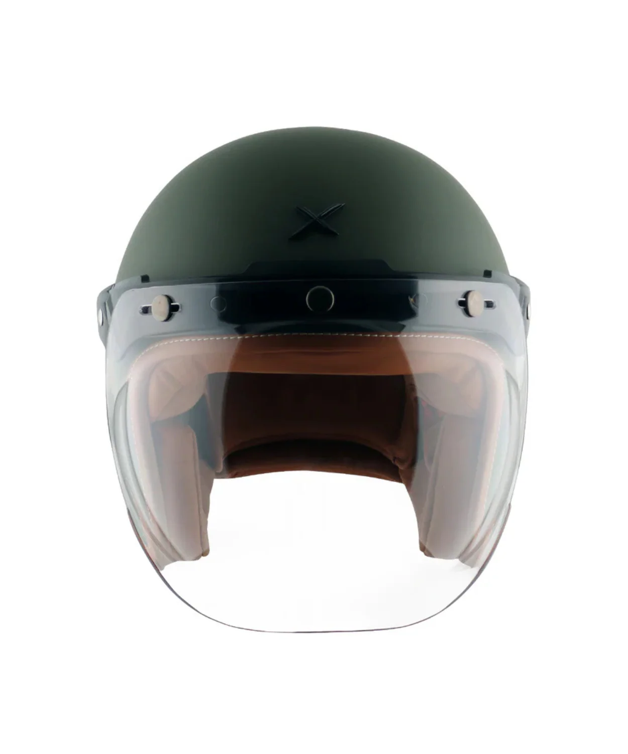 Axor Retro Jet Dull Battle Green Helmet - Image 3