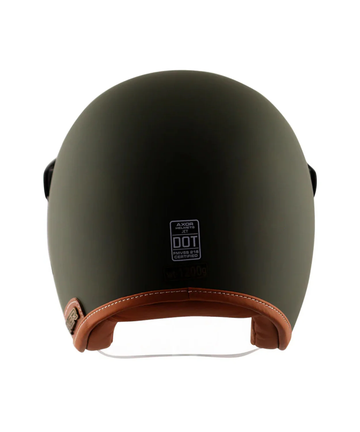 Axor Retro Jet Dull Battle Green Helmet - Image 8